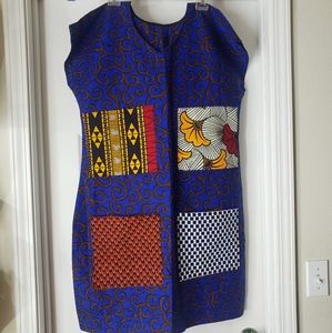Colorful ankara dress
